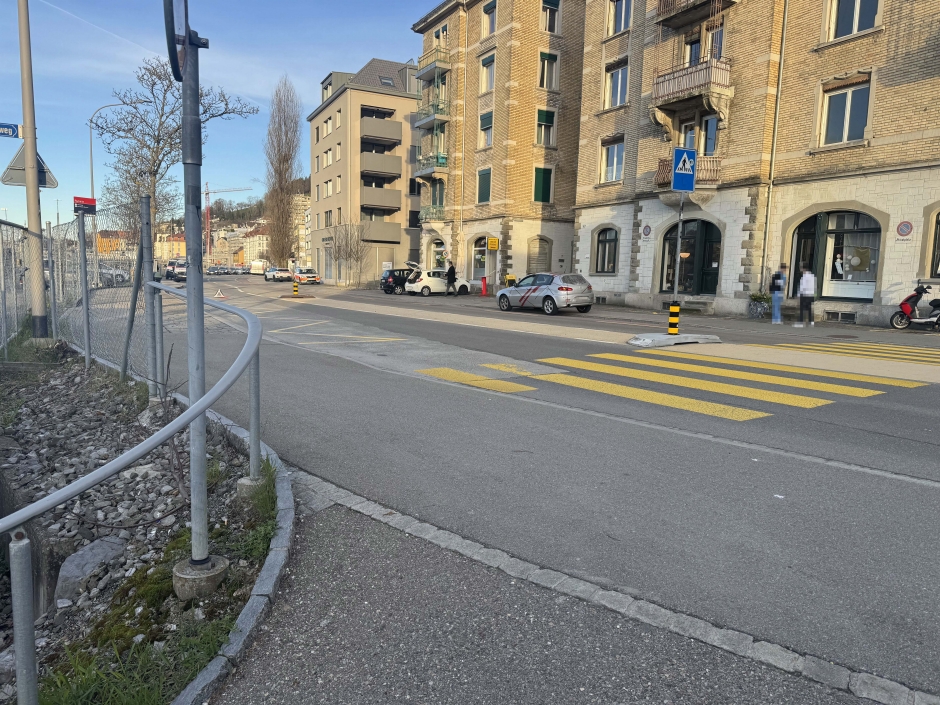 Unfallort Oberstrasse